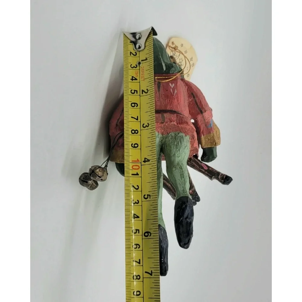 VTG House of Hatten Denise‎ Calla Santa Deer Enchanted Forest Christmas Ornament